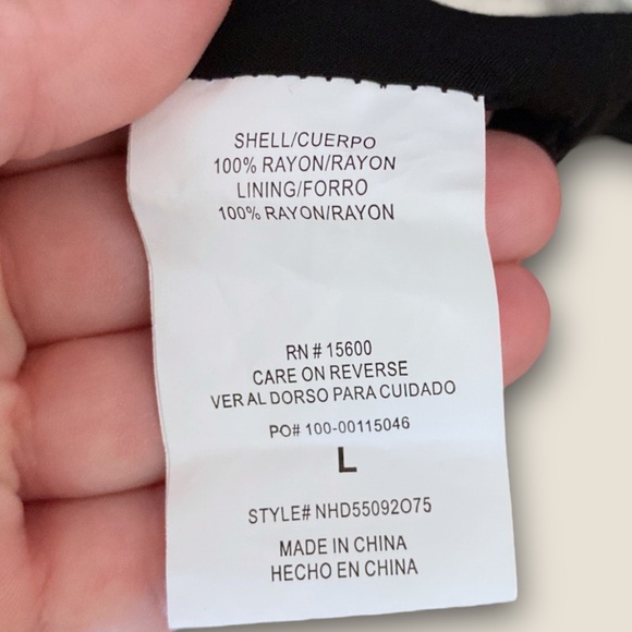 REWIND Crinkly Babydoll Dress with Lining, Size L. - Picture 12 of 13